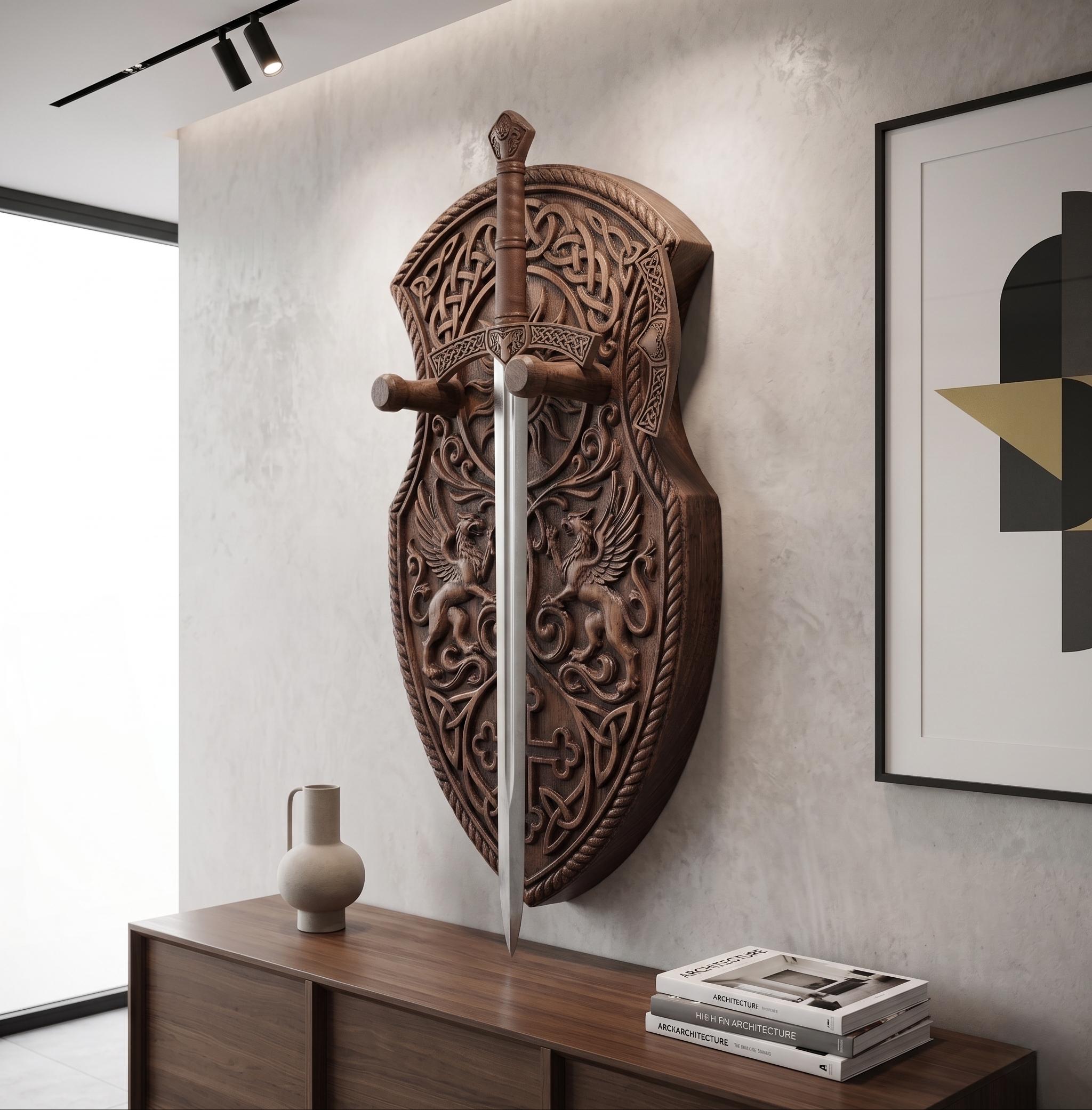 Medieval sword rack - Etsy 日本