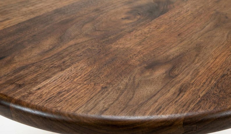 Solid Wood Pedestal Table | 18" Round Accent End Table