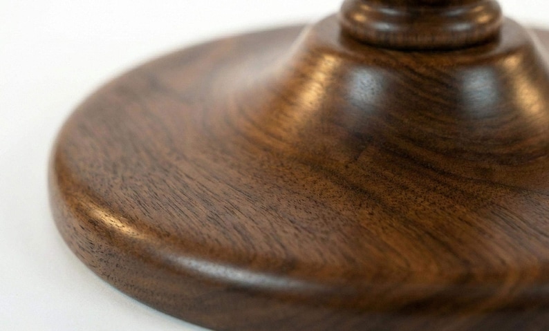Solid Wood Pedestal Table | 18" Round Accent End Table