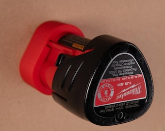 Milwaukee M12 Battery Wall Mount