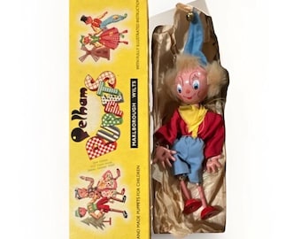 Marioneta inglesa Pelham vintage de los años 60 – Noddy (Gama Jumpette)