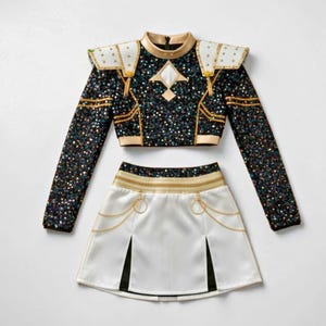 Black and Gold Costume - Etsy
