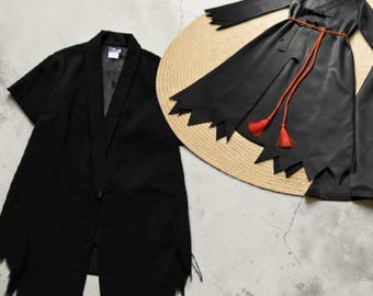Déguisement Saja de chasseurs de démons pour enfants tenue de cosplay filles garçons déguisement d'halloween ensemble de jeu de rôle de scène