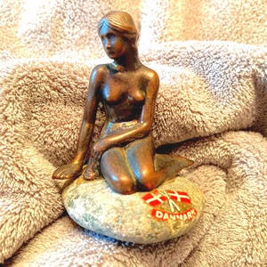 Copenhagen Mermaid Figurine - Etsy