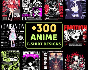 Mega-Anime-T-Shirt-Bundle mit über 300 Artikeln 2026 – Streetwear-Bundle – T-Shirt-Bundle