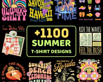 1100+ Summer Png Bundle, Summer vibes png, Summer Sublimation, Tropical Beach Shirt, Trendy Strip png, Retro summer png, Summer Coquette png