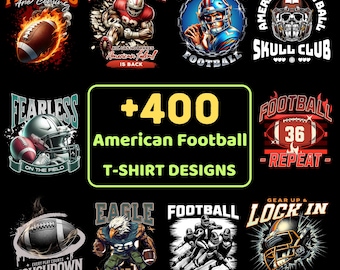 400+ Football Team Mascots PNG Bundle, Game Day Clipart (Digital Download)