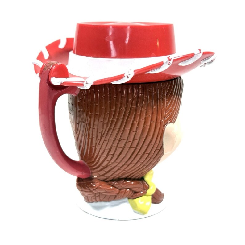 Vintage Disney Pixar Jessie Toy Story Mug w Lid Disney On Ice Cowgirl Cup image 7