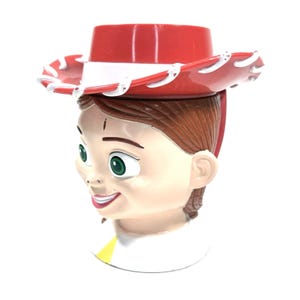 Vintage Disney Pixar Jessie Toy Story Mug w Lid Disney On Ice Cowgirl Cup image 3