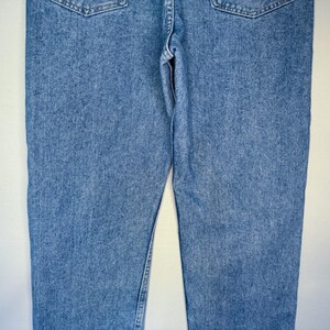 Vintage Late 90's Wrangler Jeans - 36x30 - Relaxed Fit 97601SB Light - Stonewash image 9