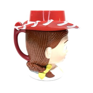 Vintage Disney Pixar Jessie Toy Story Mug w Lid Disney On Ice Cowgirl Cup image 8