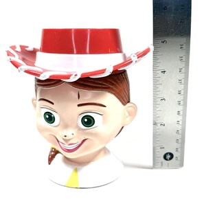 Vintage Disney Pixar Jessie Toy Story Mug w Lid Disney On Ice Cowgirl Cup image 13