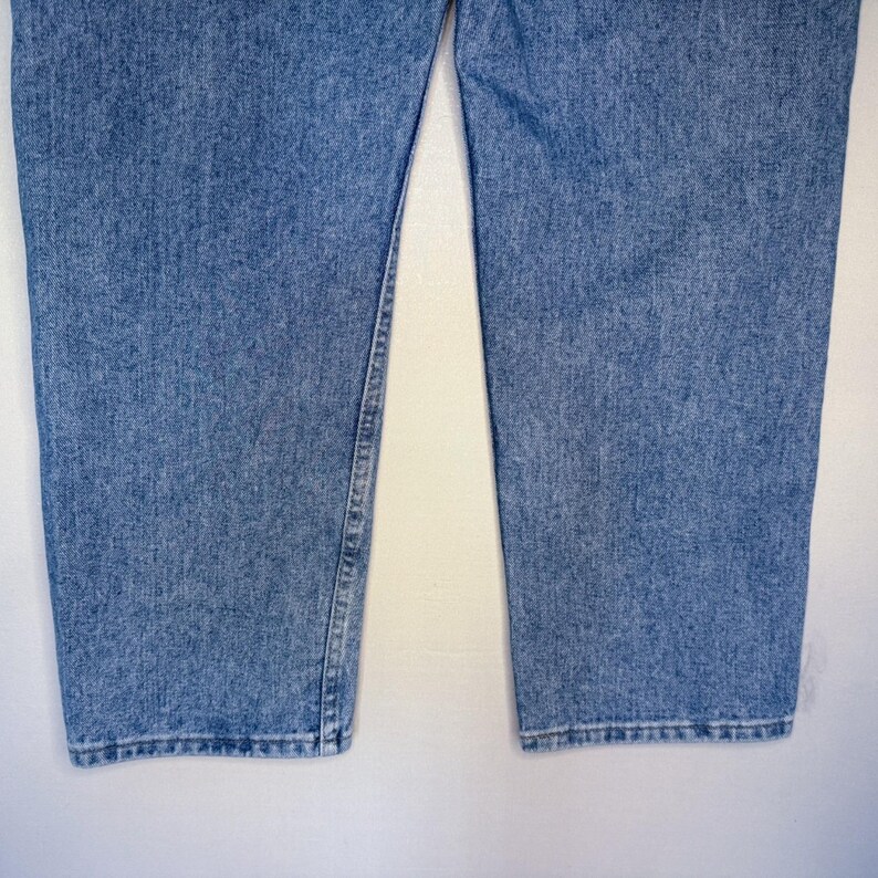 Vintage Late 90's Wrangler Jeans - 36x30 - Relaxed Fit 97601SB Light - Stonewash image 10