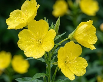 Common Evening Primrose Seeds – Native Night-Blooming Yellow Wildflower for Gardens