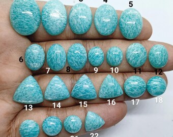 Amazonite Cabochon for Ring, Pendant Jewelry Making