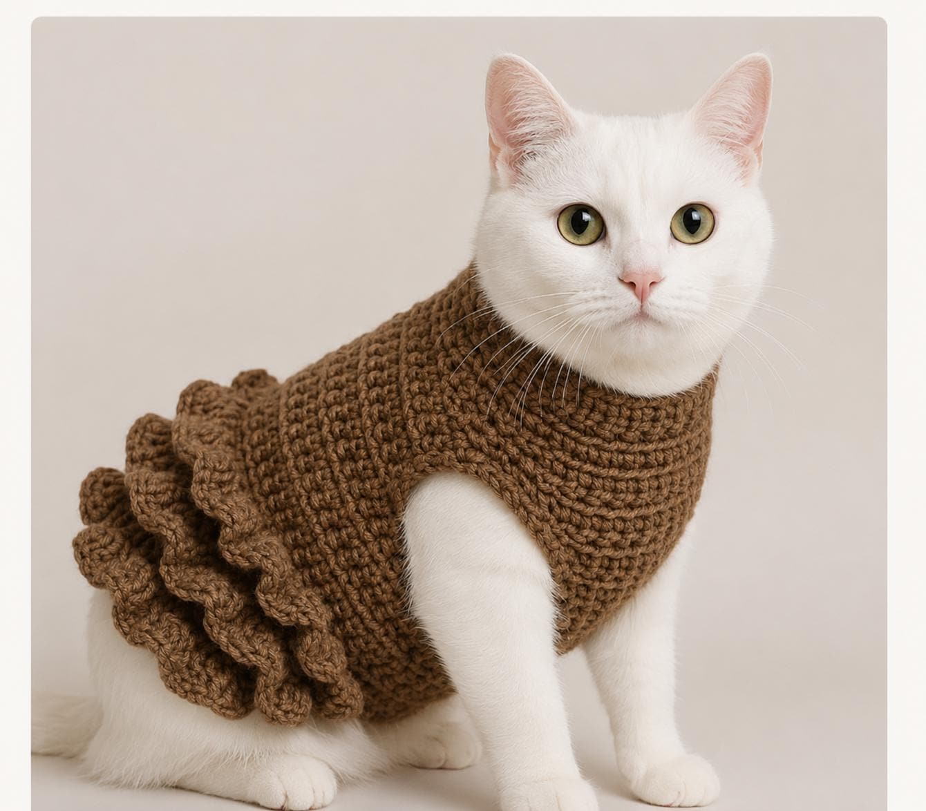 30 Crochet Sweater Patterns to Stitch Cozy Pullovers, Cardigans, and Statement Layers 18 Cat Dress Crochet Pattern PDF
