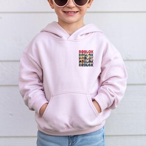 Roblox Gamer Hoodie, Youth Video Game Sweatshirt, Kids Online Game Apparel image 3