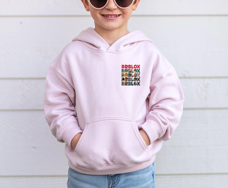 Roblox Gamer Hoodie, Youth Video Game Sweatshirt, Kids Online Game Apparel image 3