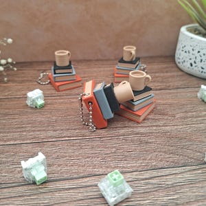 Juguete antiestrés con forma de pila de libros | Lindo juguete de escritorio | Juguete antiestrés con clic | Regalo impreso en 3D | Juguete sensorial | Lindo juguete antiestrés con forma de pila de libros