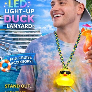 Light up Duck Lanyard for Cruise Duck Hiding Game, Squad Supplies - Etsy