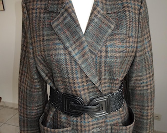 Vintage Weinberg Oversize-Jacke aus den 80er Jahren