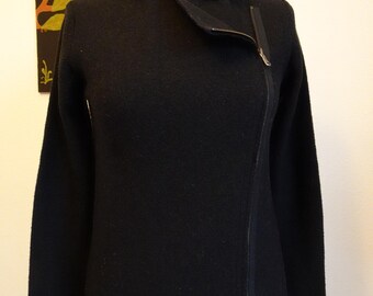 Schwarze Vintage-Jacke aus den 90er Jahren