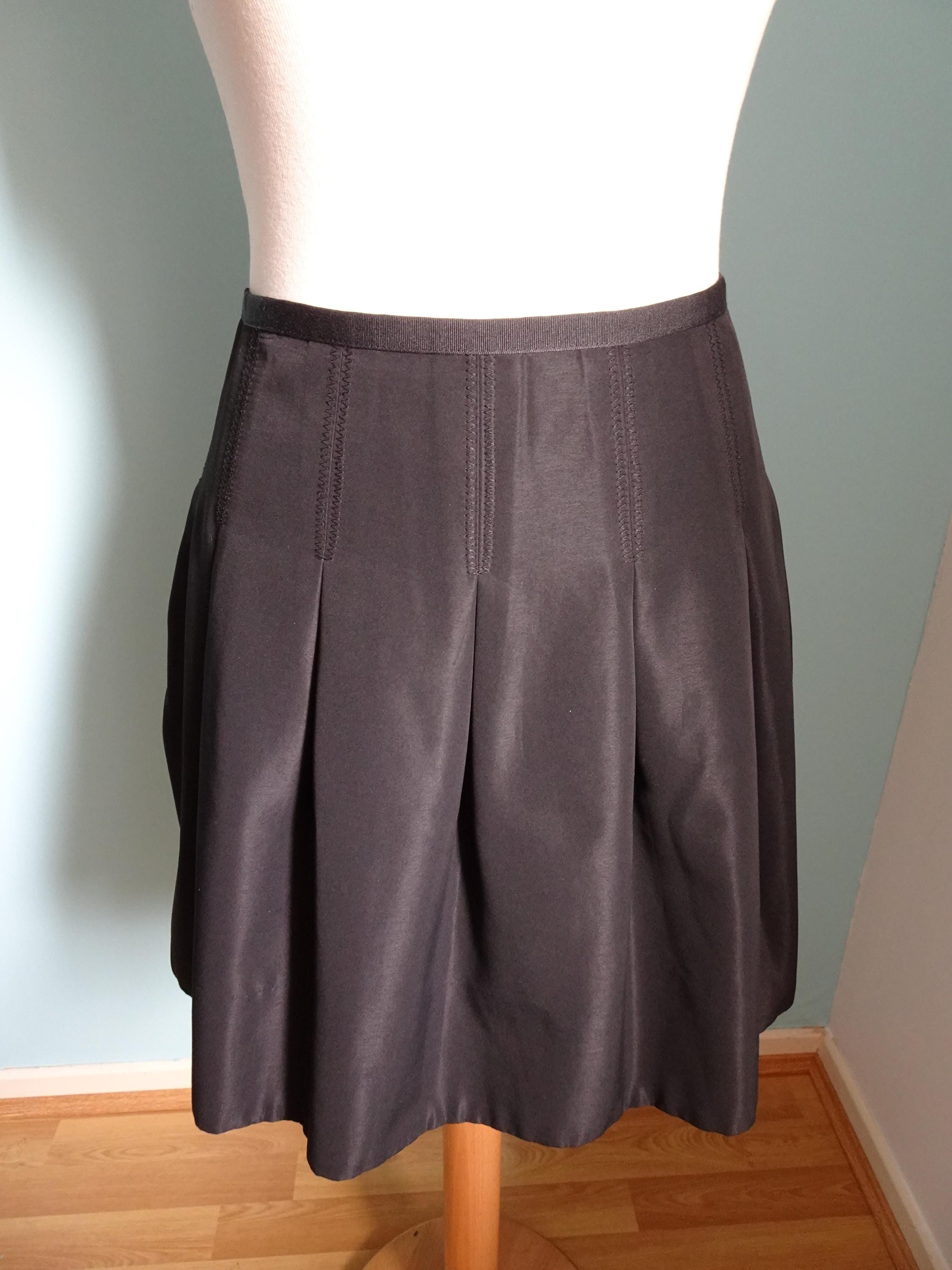 Jupe F&F Femme Bleu En Coton - Taille 6 - A-Line - Ourlet Détressé - Très Bon état