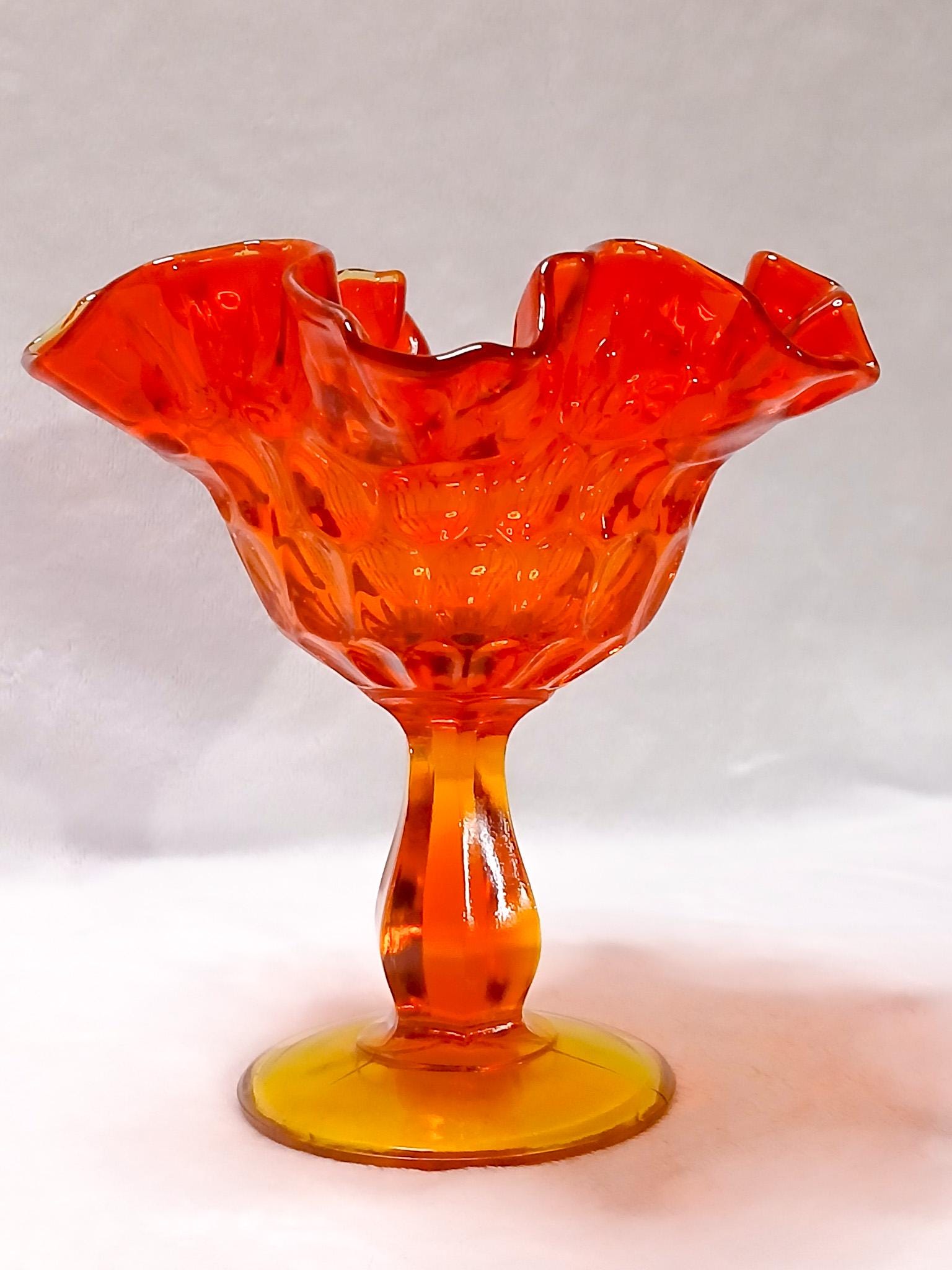 Red fenton glass - Etsy 日本