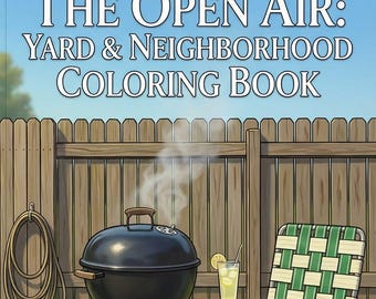 Yard and Neighborhood Coloring Book for Seniors: 1960s-1980s Memory Care Activities