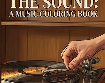 Music Coloring Book for Seniors | 1960s 1970s Baby Boomer Era Memories