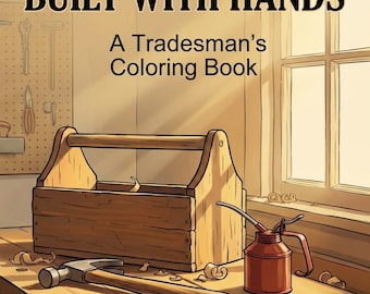 1950s Tradesman Coloring Book: Large Print, Dementia Activity