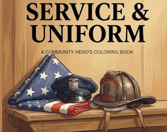 1950s Uniforms Coloring Book: Memory Care, Dementia Activity