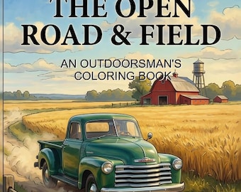 1950s Outdoorsman Coloring Book: Memory Care for Seniors