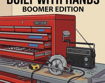 Dementia Coloring Book for Men: Boomer Edition, Large Print (Digital PDF)