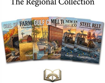 Regional Collection Coloring Books Bundle | Working America Memory Care (6 Digital PDFs)