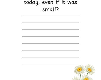 Diario de gratitud de 10 días / Preguntas para la reflexión diaria (Descarga digital)