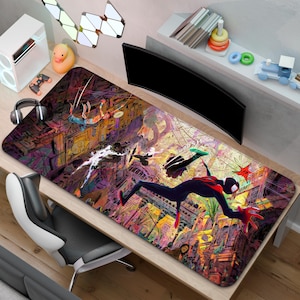 Spider-Man: Across the Spider-Verse Mouse Pad | Miles Morales Desk Mat | A Gift for Gamers