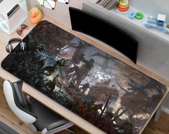 God of War Battle Mouse Pad | Kratos Desk Mat | A Gift for Gamers