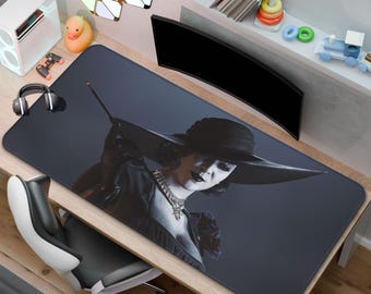 Resident Evil Village Mouse Pad | Alcina Dimitrescu Desk Mat | A Gift for Gamers