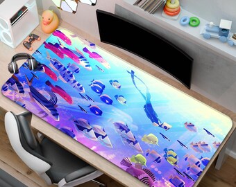 Abzu Mouse Pad | The Diver Desk Mat | A Gift for Gamers