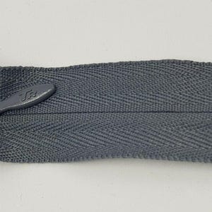 Concealed Invisible closed-end nylon zip No.3 8" 9" 14" 22". Auto-lock.