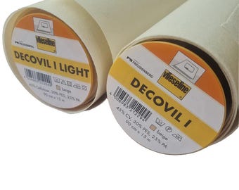Decovil 1 und Decovil light: Bügeleinlage schwer Vlieseline Beige Meterware