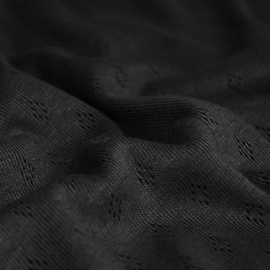Fine 100% cotton jersey knit with Diamond openwork/ Pointelle fabric per metre image 14