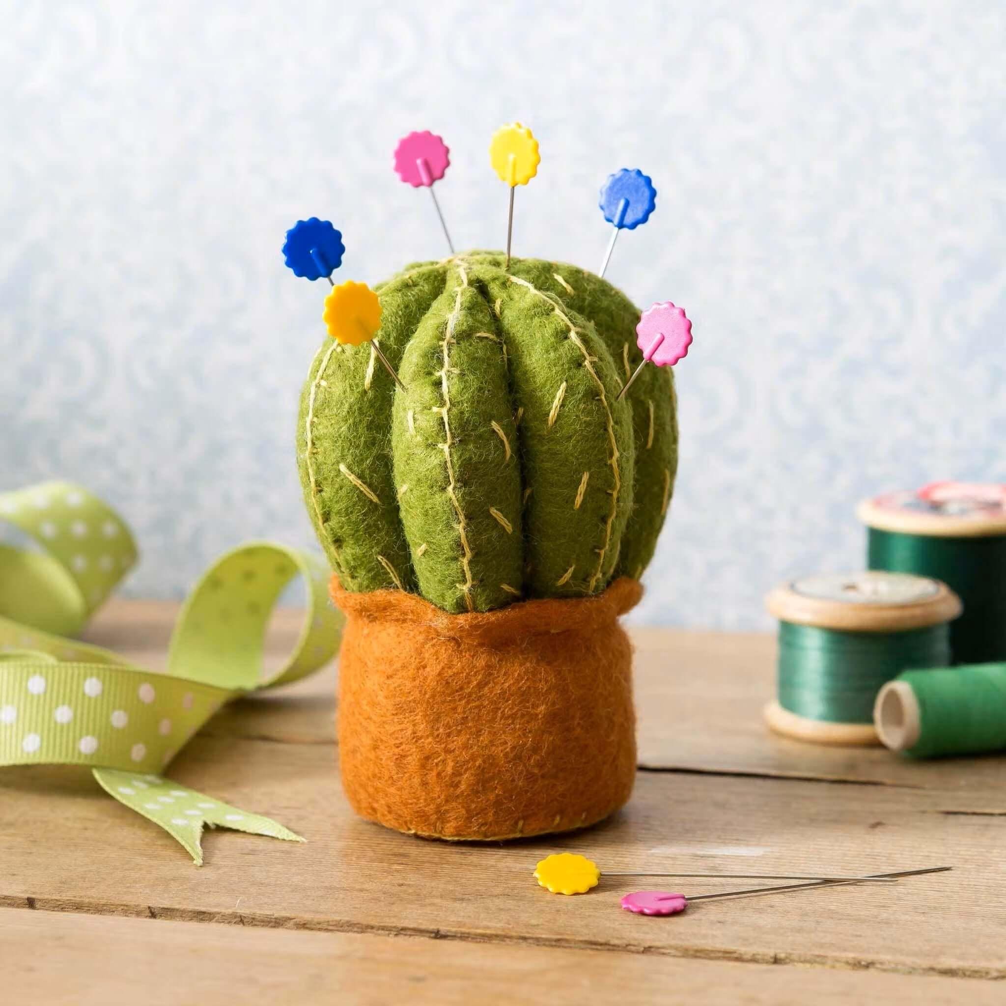 37 Fabulous Felt Crafts For Kids: Simple and Budget-Friendly 8 Corinne Lapierre Felt Craft Kit - Cactus Pincushion