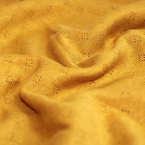 Fine 100% cotton jersey knit with Diamond openwork/ Pointelle fabric per metre image 17