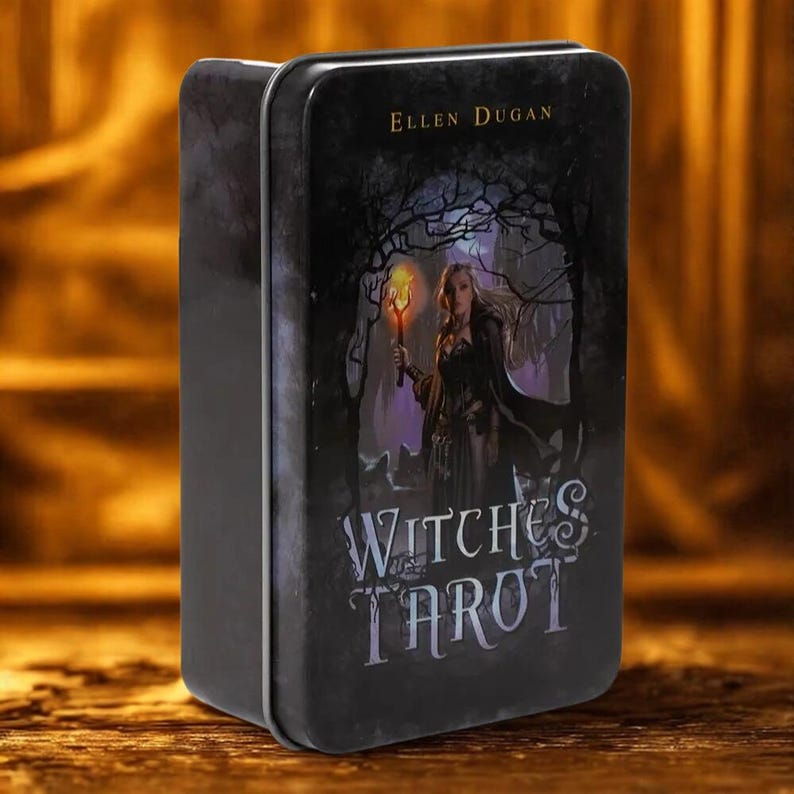 Gilded Rider Waite Witches Tarot Deck: Rider-waite Style, Gilded Edge, Beginner Tarot in ...