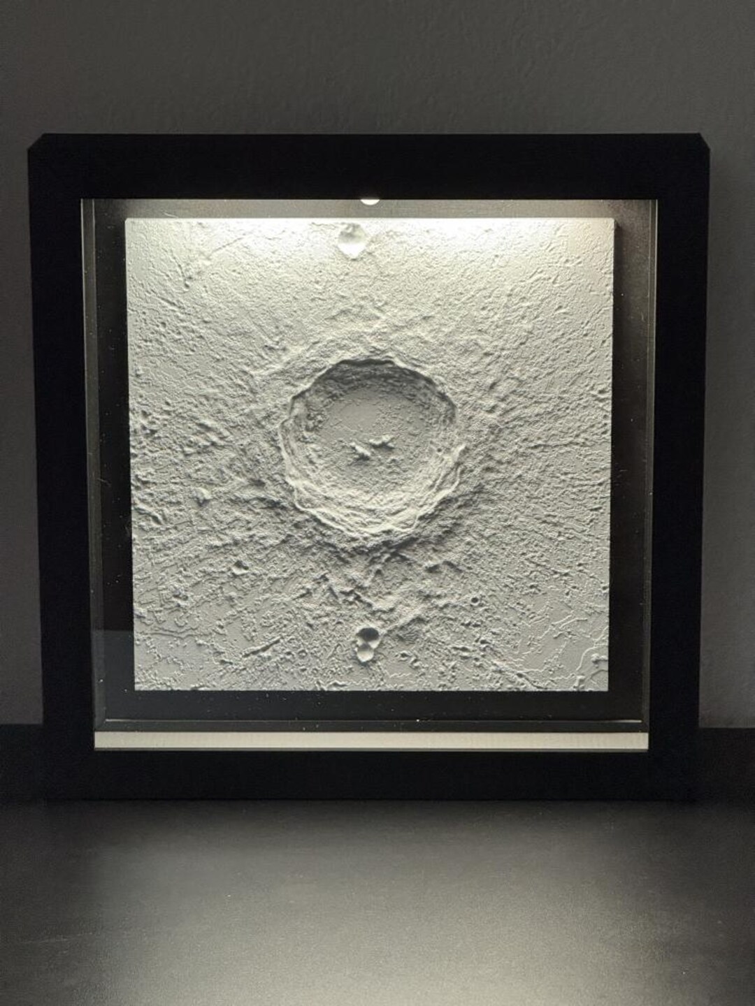 Copernicus Crater 3D Terrain Model | Lunar Topography Shadowbox | Moon ...