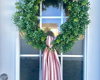 Custom Wreath Sash Tie – Holiday Decor Accent (Double Sash)
