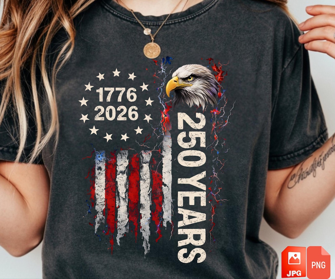 USA 250th Anniversary 1776-2026 PNG, Patriotic Independence Day Design ...