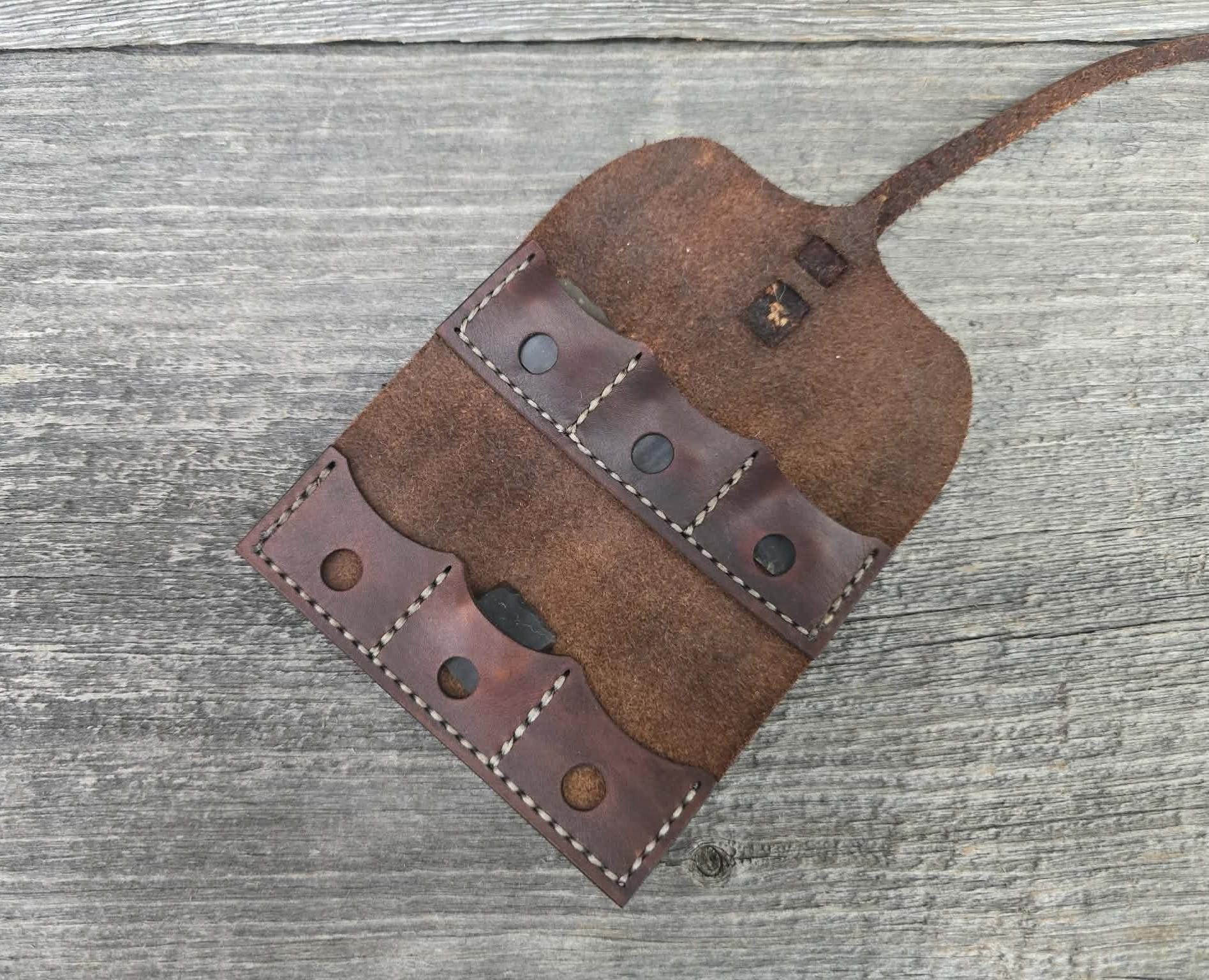 Flint Wallet Pattern Leather Muzzleloader Flint Wallet - Etsy